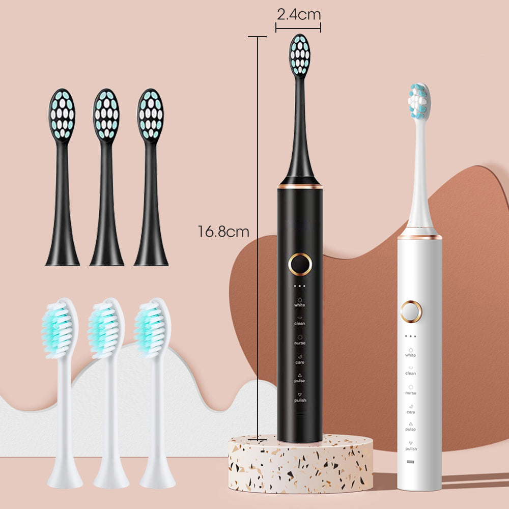 6 in 1 Sonic Electric Toothbrush - Smile Therapy