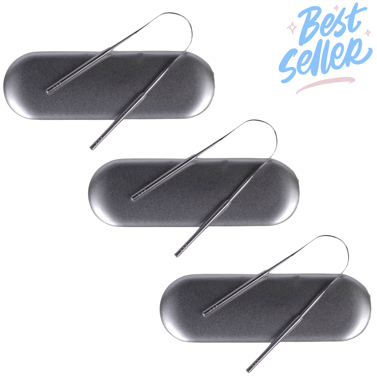 Stainless Steel Tongue Scraper - Smile Therapy