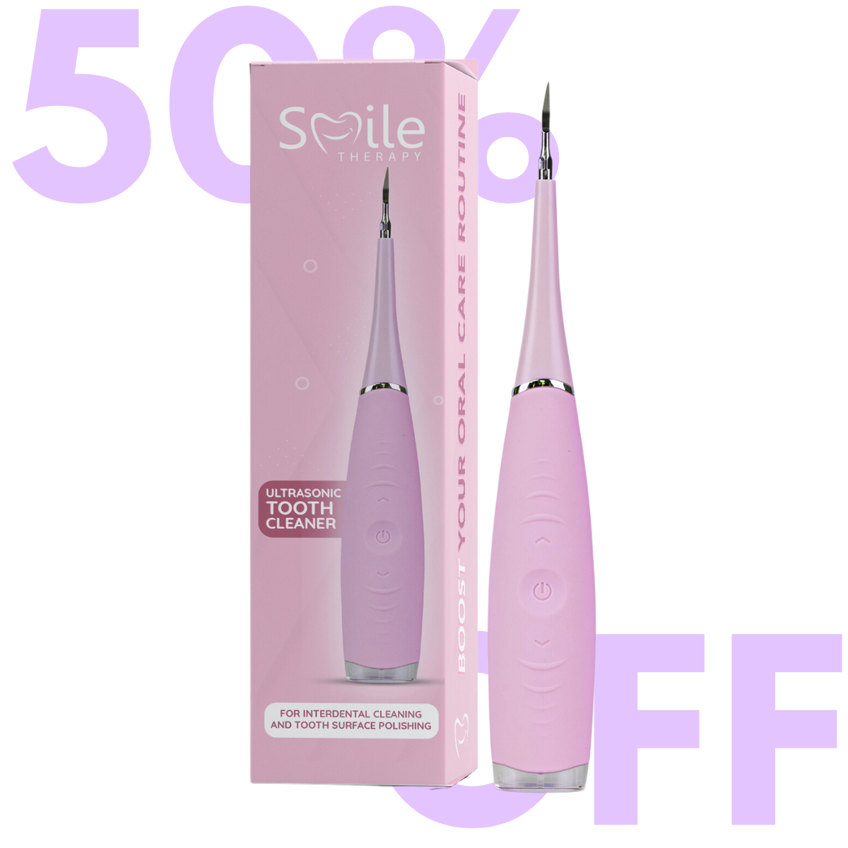 Ultrasonic Tooth Cleaner - At Home Dental Care - Smile Therapy