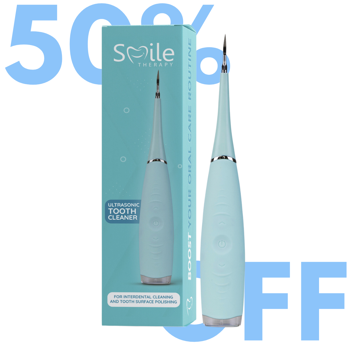 Ultrasonic Tooth Cleaner - At Home Dental Care - Smile Therapy