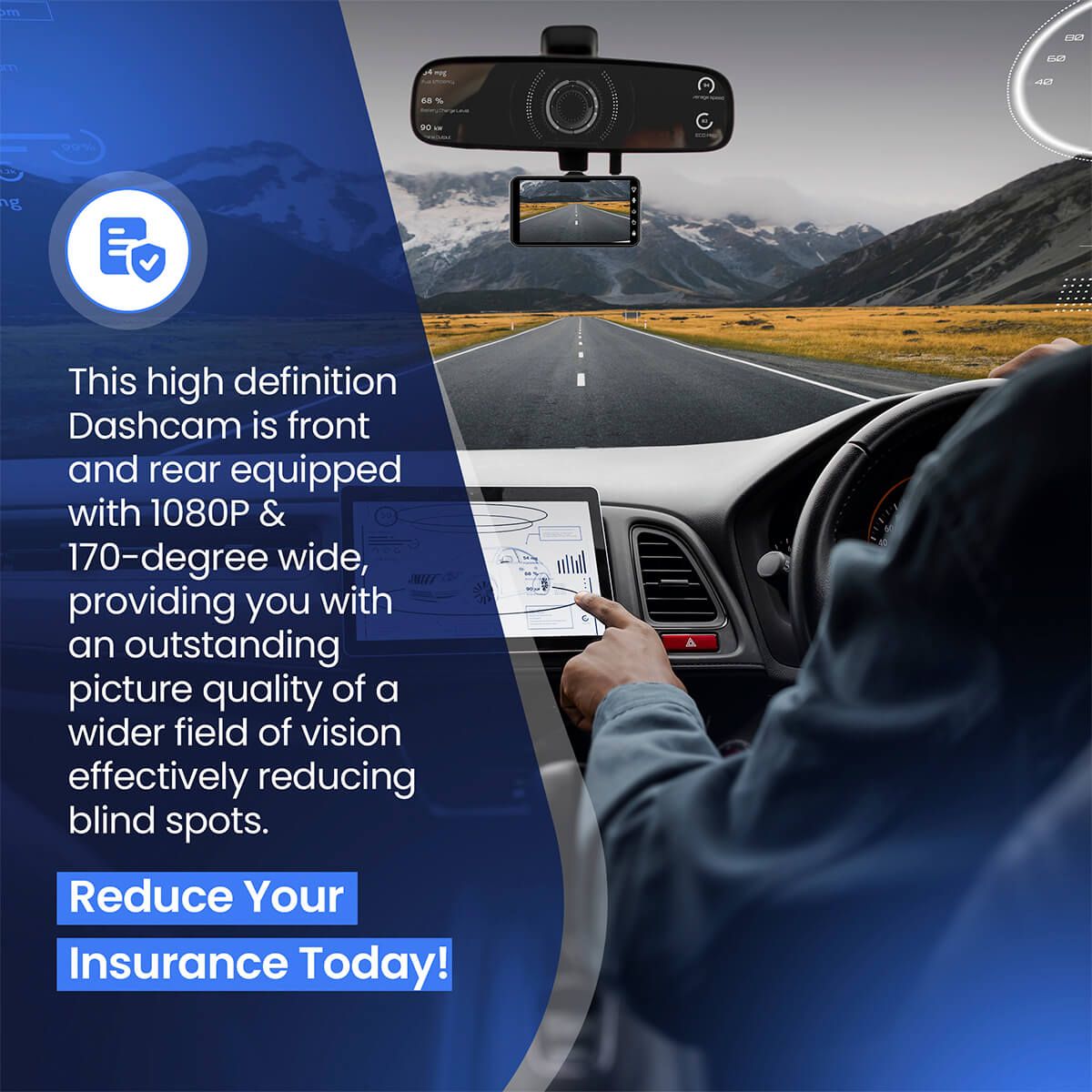 Dashcam Pro (Front & Rear)