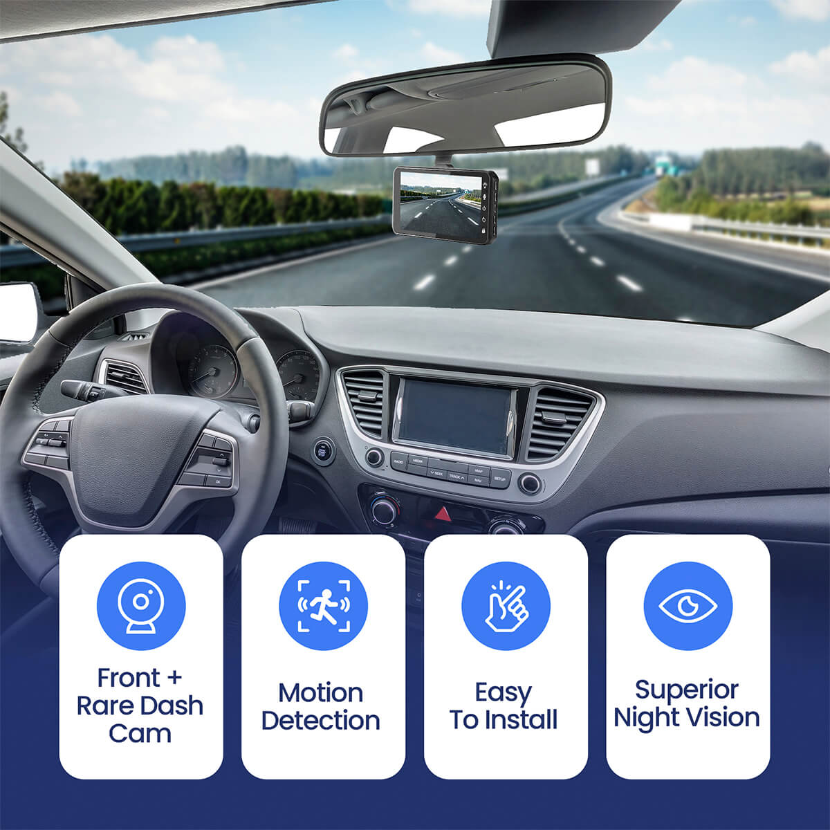 Dashcam Pro (Front & Rear)