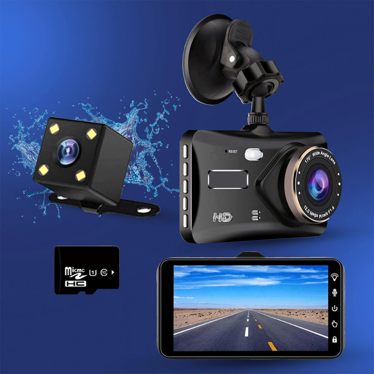 Dashcam Pro (Front & Rear)