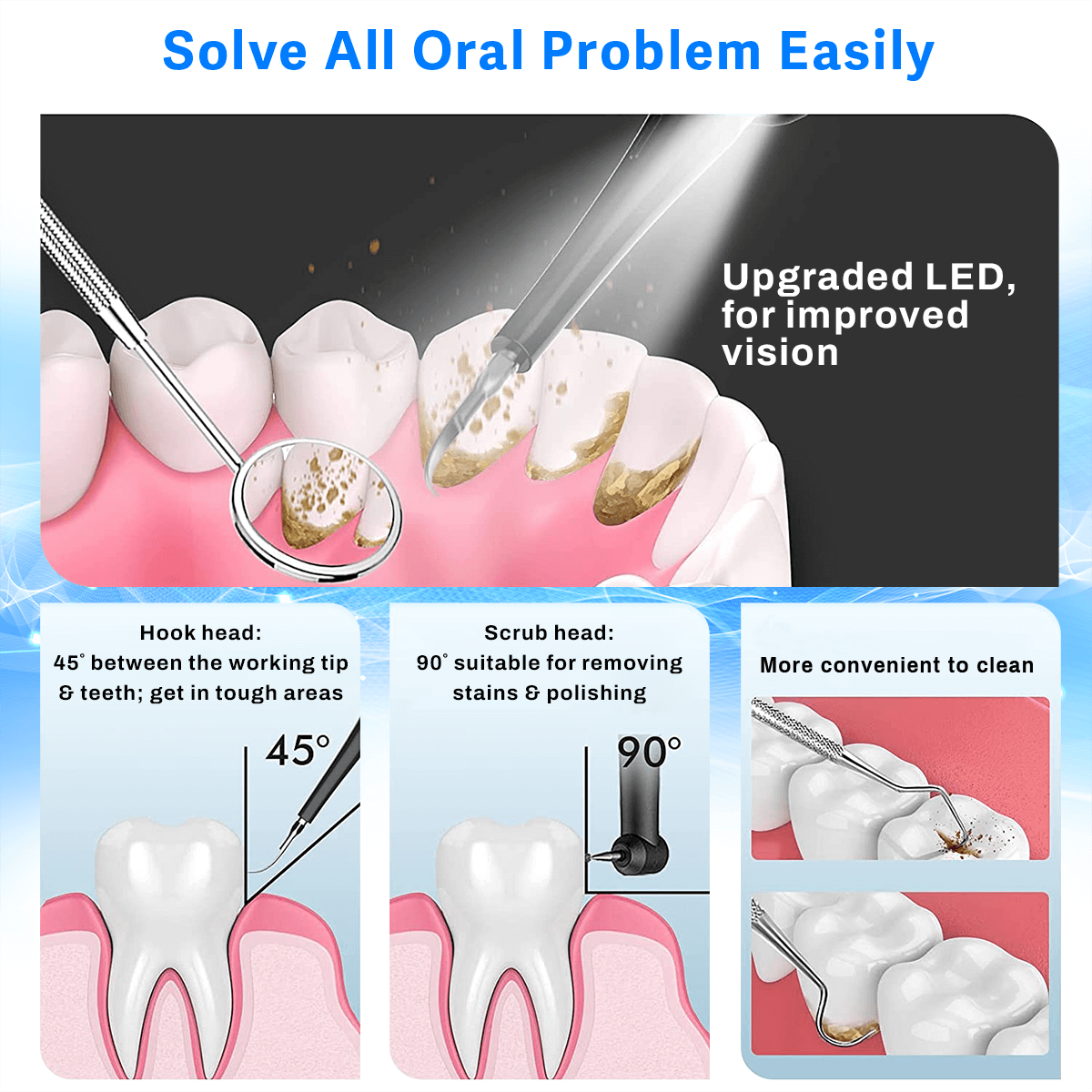 Ultrasonic Tooth Cleaner Pro - Smile Therapy